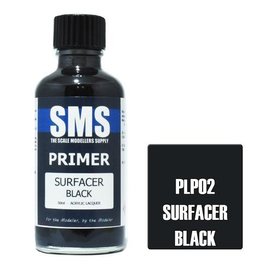 The Scale Modellers Supply Primer SURFACER BLACK 50ml