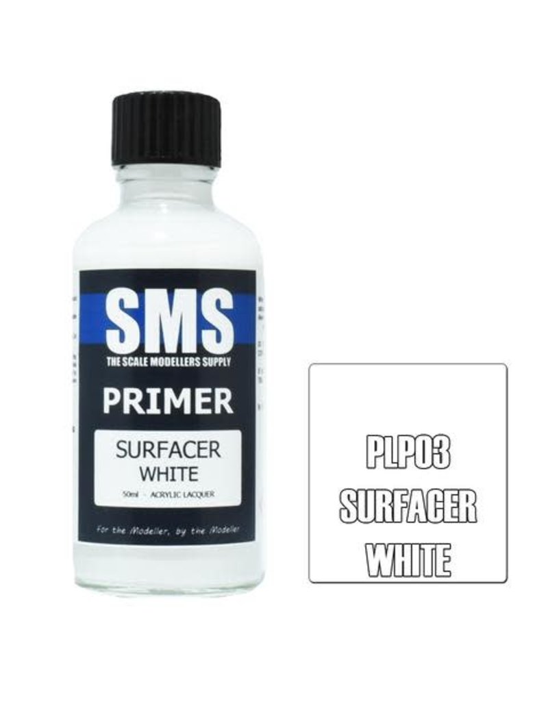 The Scale Modellers Supply Primer SURFACER WHITE 50ml
