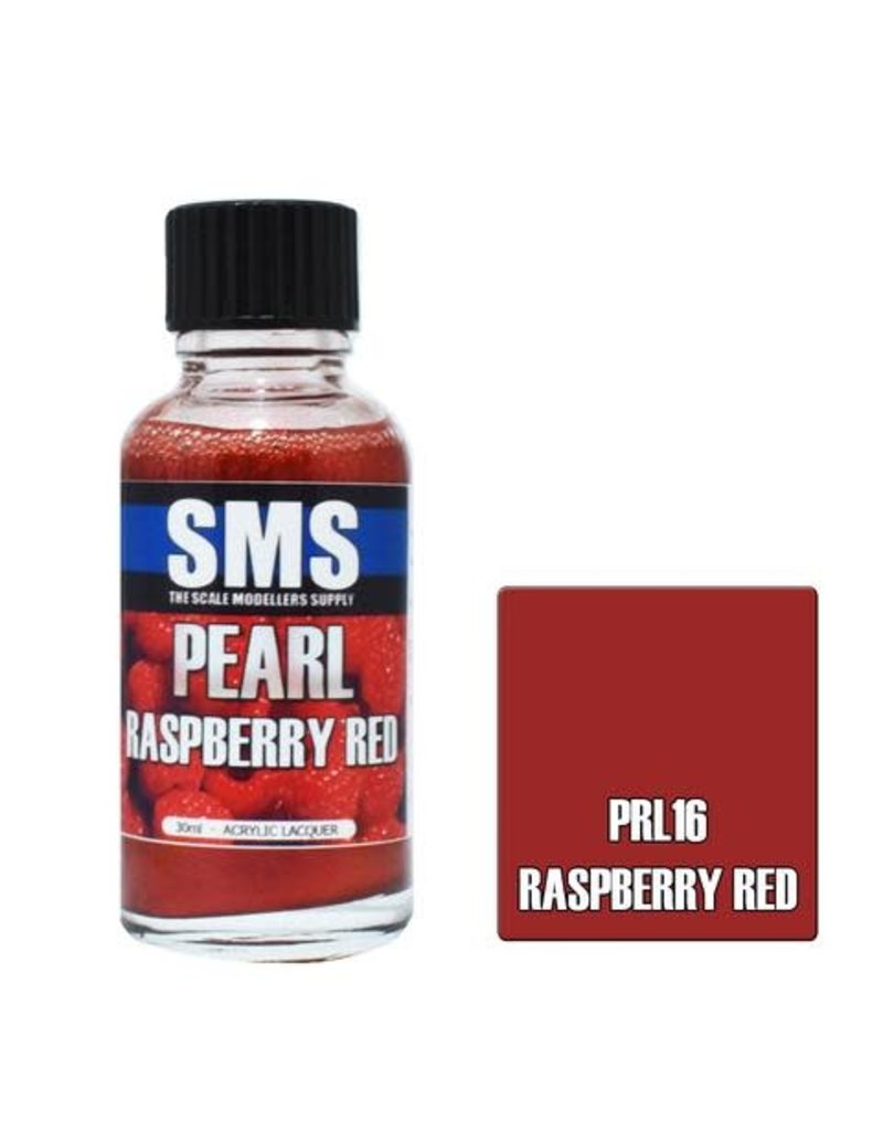 The Scale Modellers Supply Pearl Acrylic Lacquer RASPBERRY RED 30ml