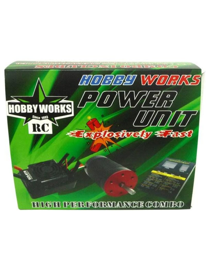 Hobby Works Hobby Works RC Combo Brushless 120A W/P 4000kv
