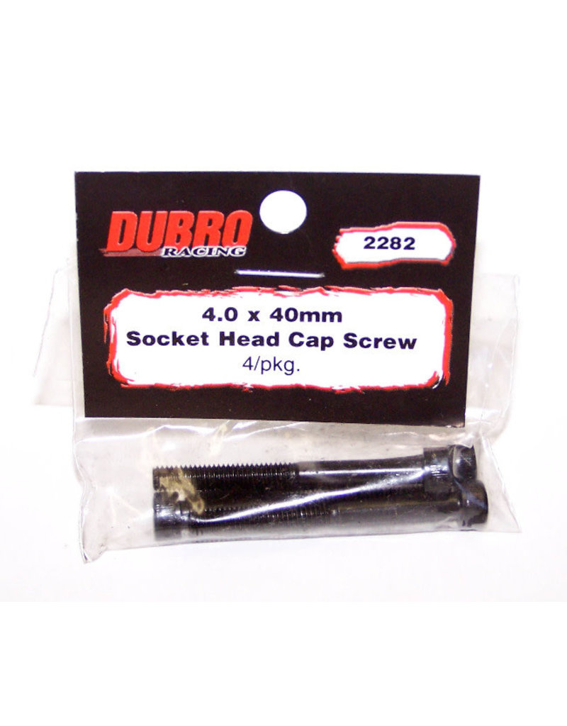 Dubro Dubro 4.0 X 40Mm Socket - Head Cap Screw(4)