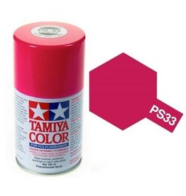 Tamiya Tamiya PS-33 Cherry Red Polycarbanate Spray Paint 100ml