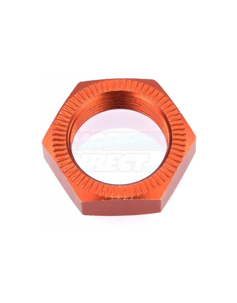Rovan Rovan 18mm (24mm Hex) Orange Aluminium Serrated Wheel Nut - 1pc