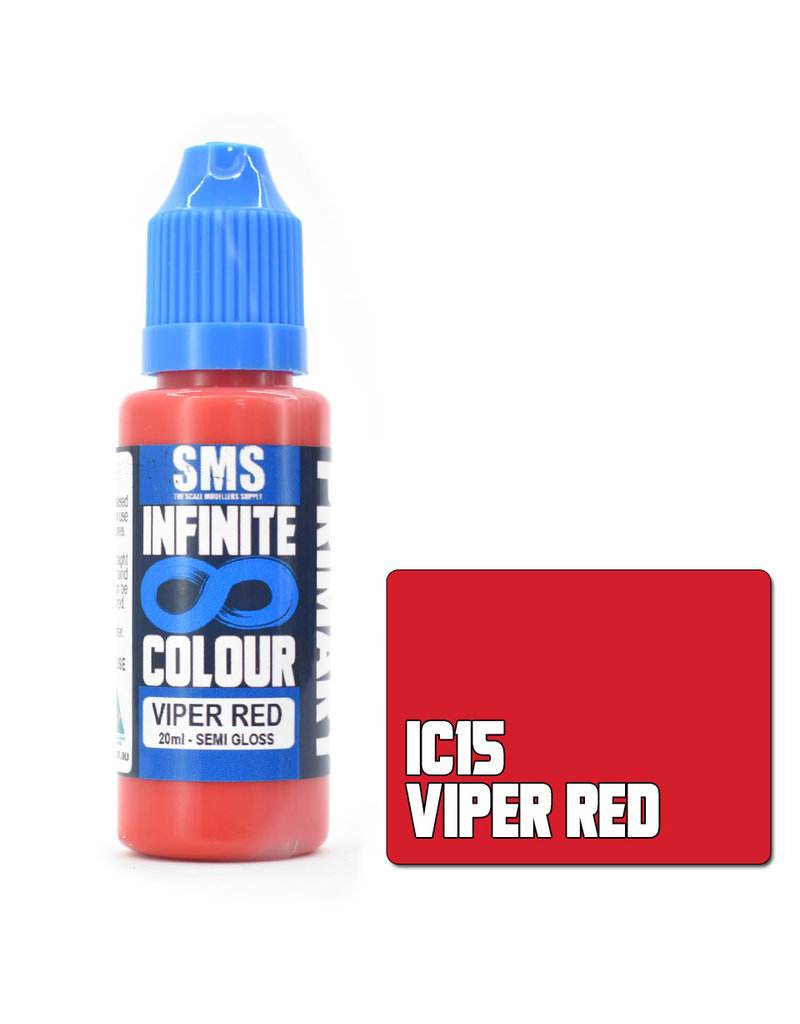 The Scale Modellers Supply Infinite Colour VIPER RED 20ml