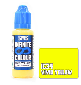 The Scale Modellers Supply Infinite Colour VIVID YELLOW 20ml