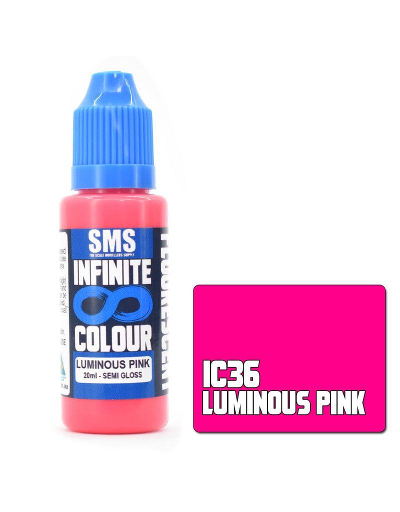 The Scale Modellers Supply Infinite Colour LUMINOUS PINK 20ml