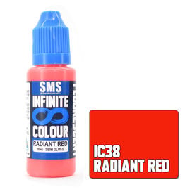 The Scale Modellers Supply Infinite Colour RADIANT RED 20ml