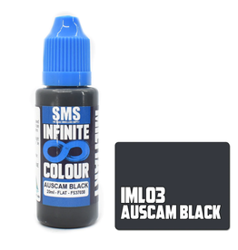 The Scale Modellers Supply Infinite Military Colour AUSCAM BLACK 20ml