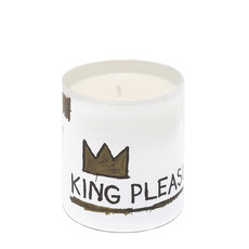 Jean-Michel Basquiat White King Pleasure Candle | Jean-Michel Basquiat