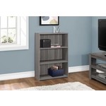 Étagère 36"H avec 3 tablettes, Gris