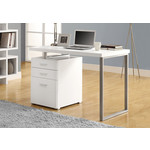 COMPUTER DESK - 48"L / WHITE LEFT OR RIGHT FACING