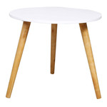 ITY INTERNATIONAL Table d'Appoint Ronde Blanche