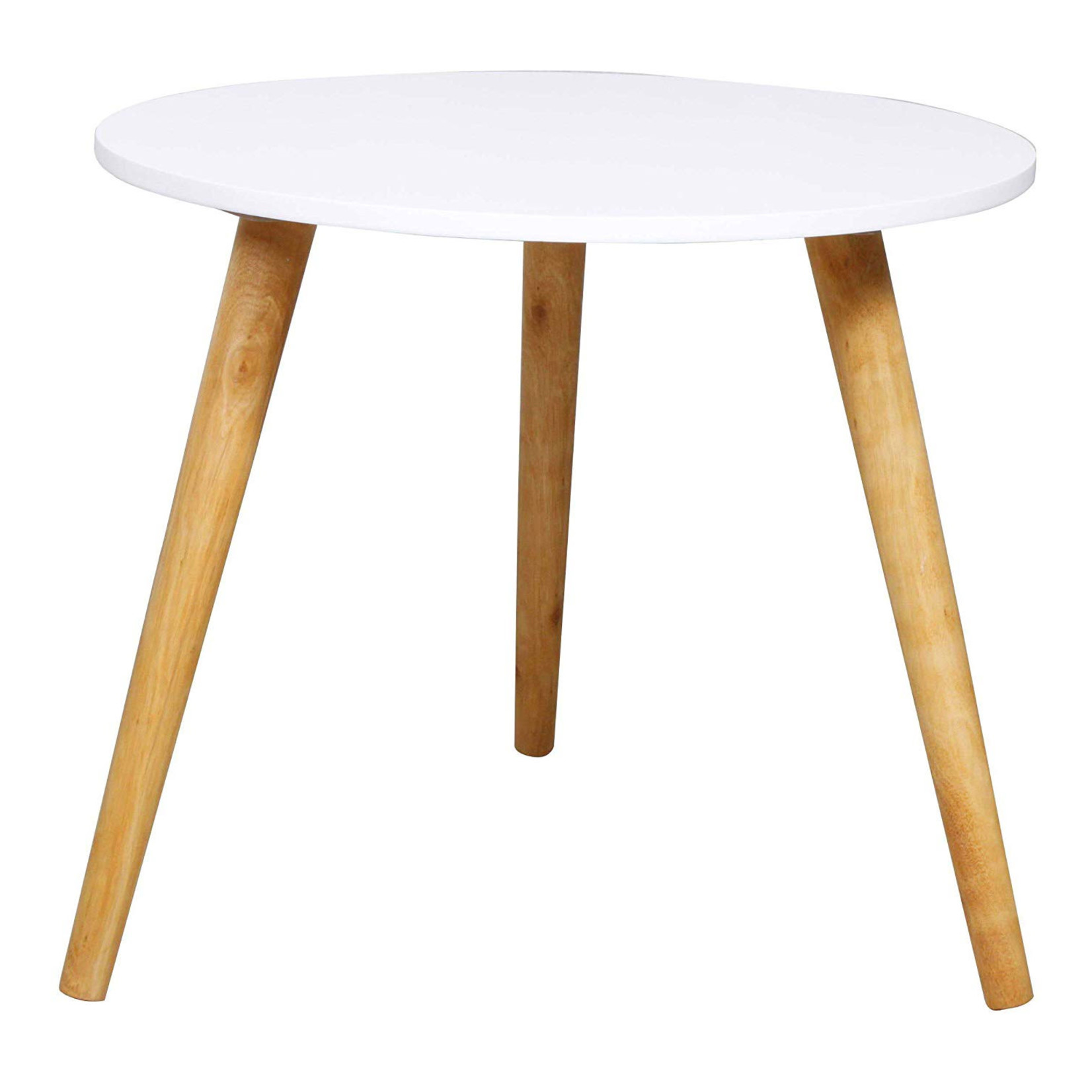ITY INTERNATIONAL White Round Side Table