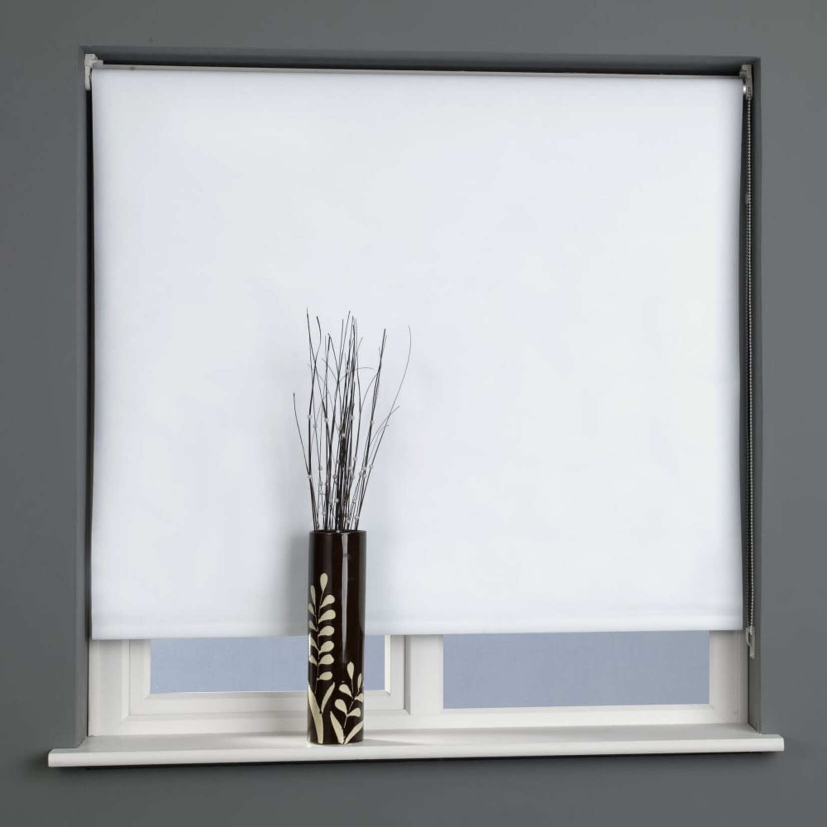 Blackout Roller Blind, White
