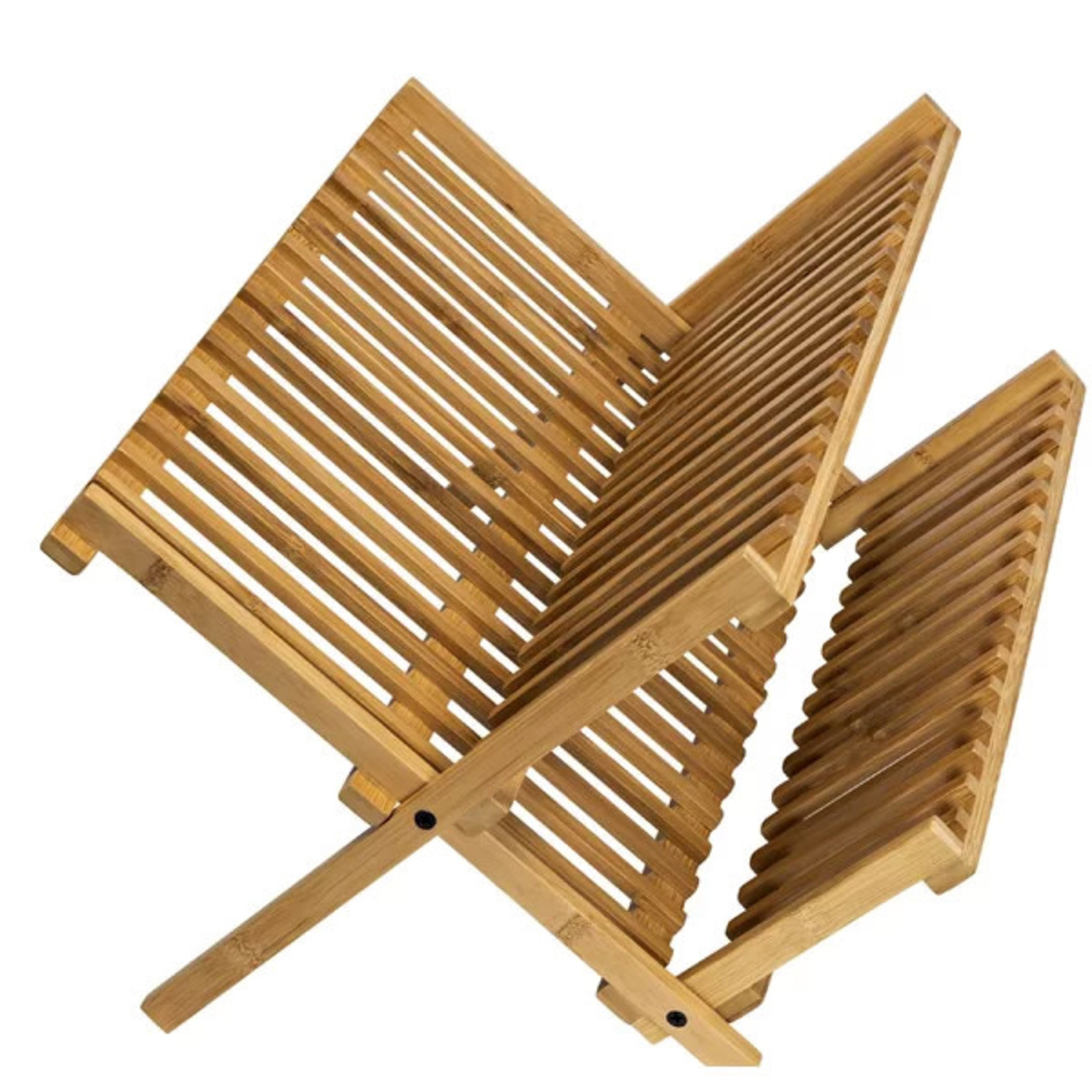 ITY INTERNATIONAL Petit Disque Pliable à Vaisselle en Bambou