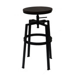 ROUND AMAT BARSTOOL