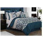 QUEEN 7PC COMFORTER SET MILOS