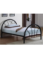 BLACK TWIN METAL BED FRAME