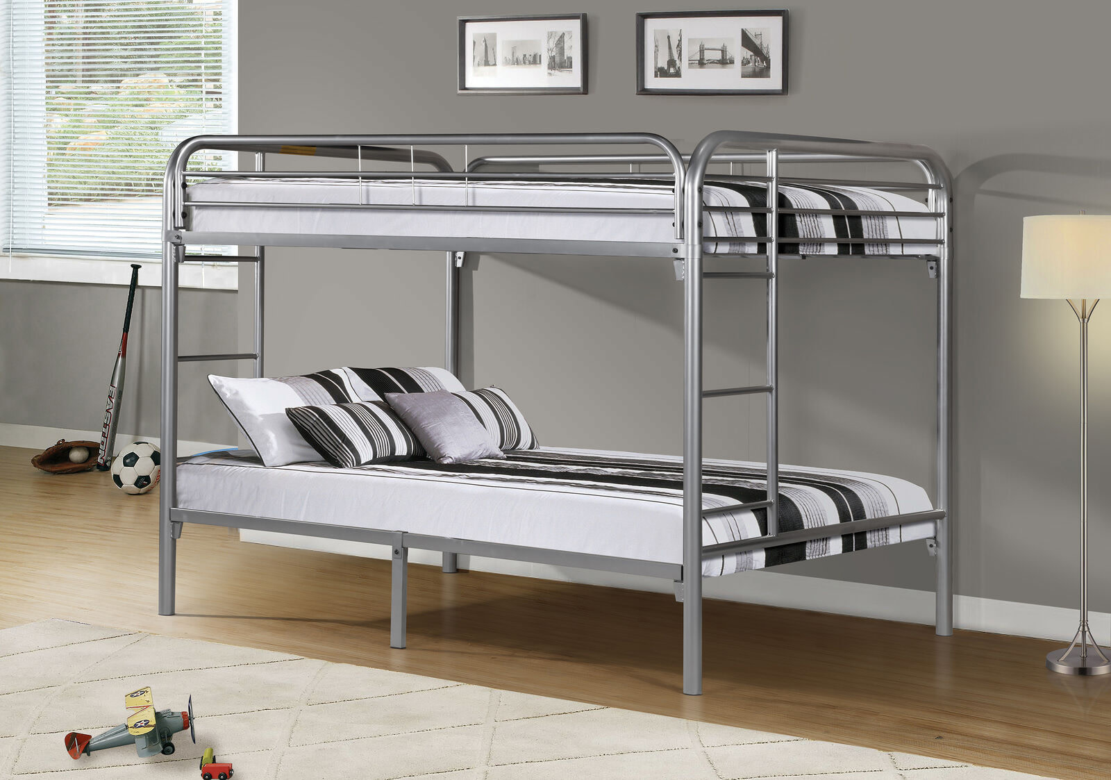 Двухъярусная кровать Twin/Full Bunkbed (Metal)