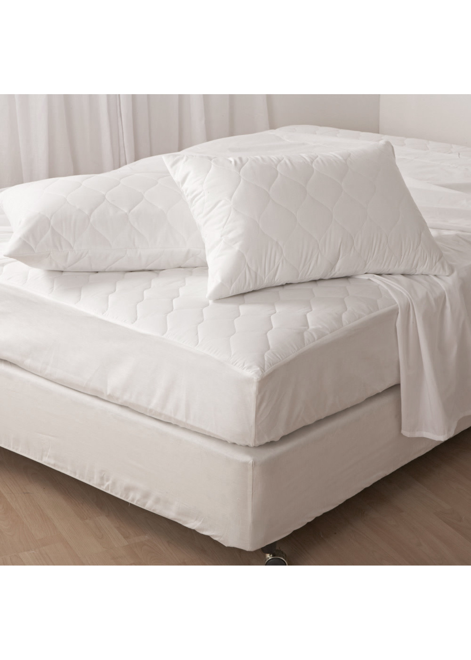 PROTECTEUR DE MATELAS EN COTON 230TC ANTIBACTÉRIEN