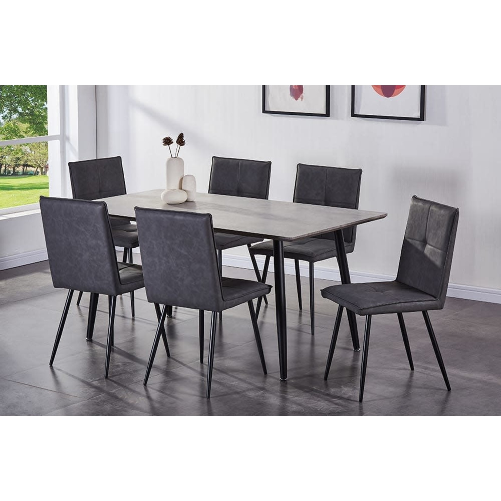 63" Long Dining Table