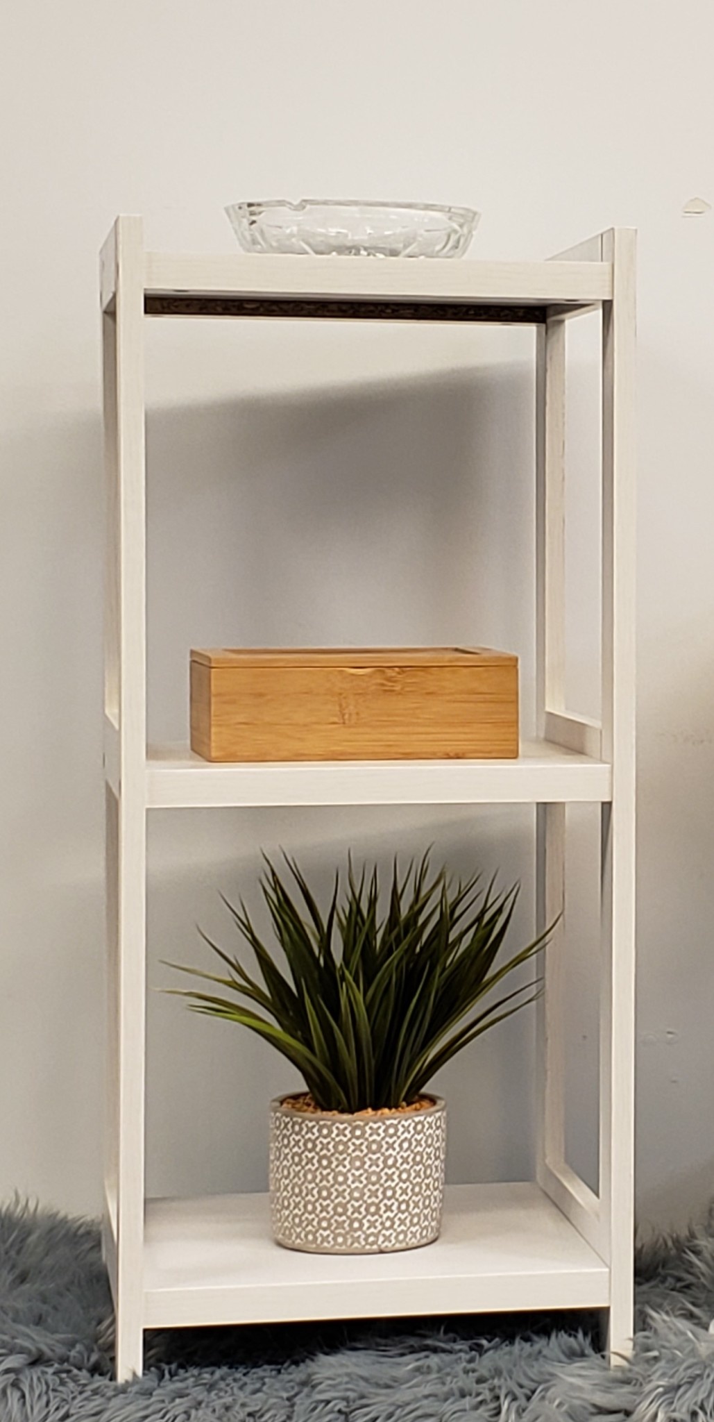 3 TIER WHITE MDF SHELF MAISON CAPLAN
