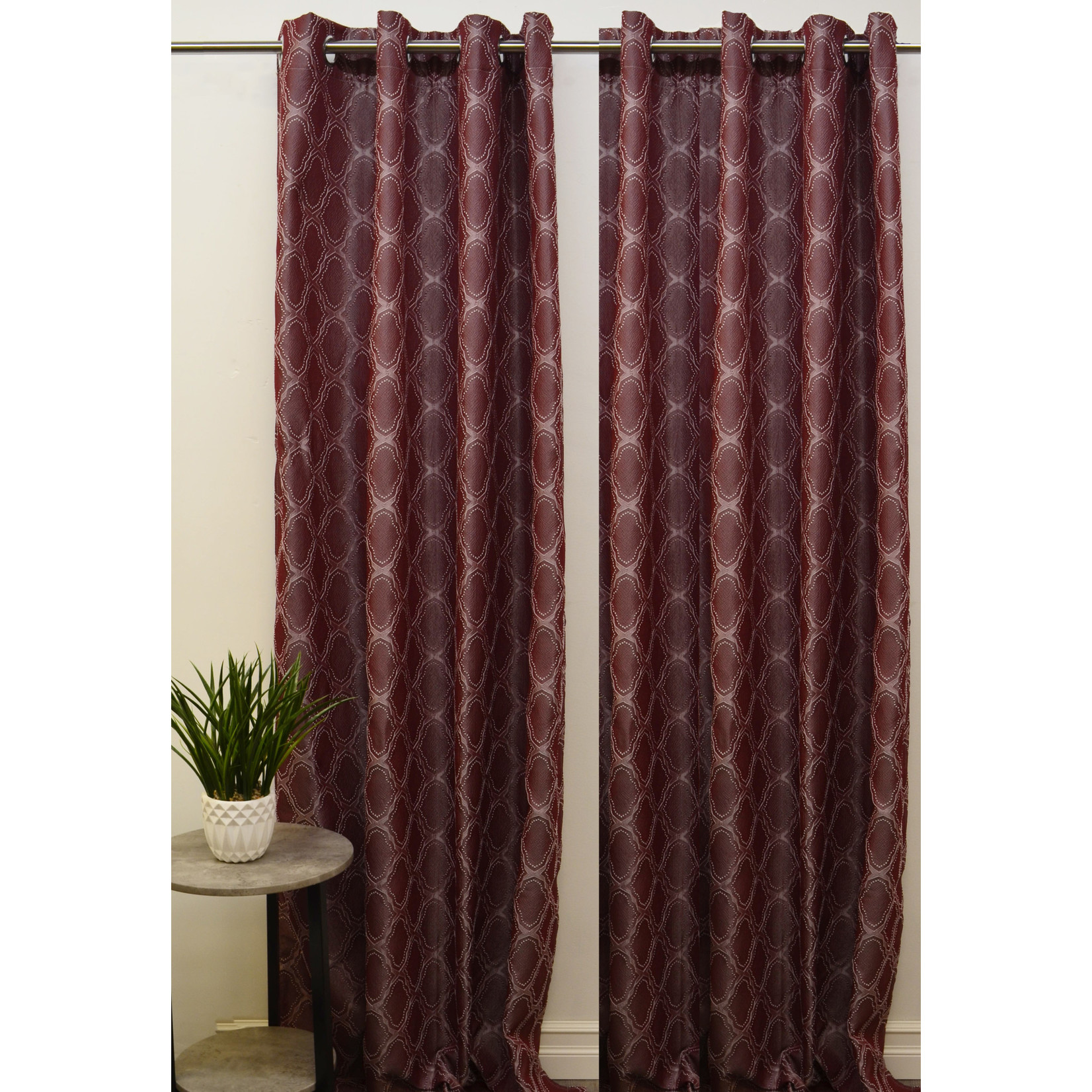 CASABLANCA JACQUARD GROMMET PANEL