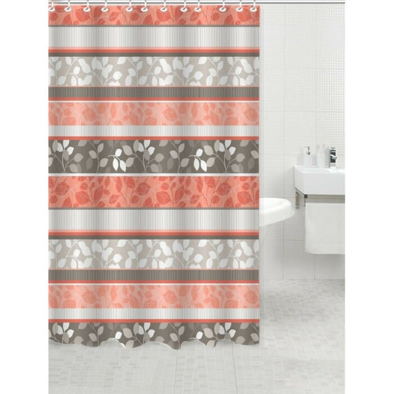 Shower Curtain & Hooks