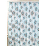 FIREWORK SHOWER CURTAIN + 12 HOOKS