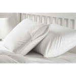 Pair Pillow Protectors 100% Cotton T-200