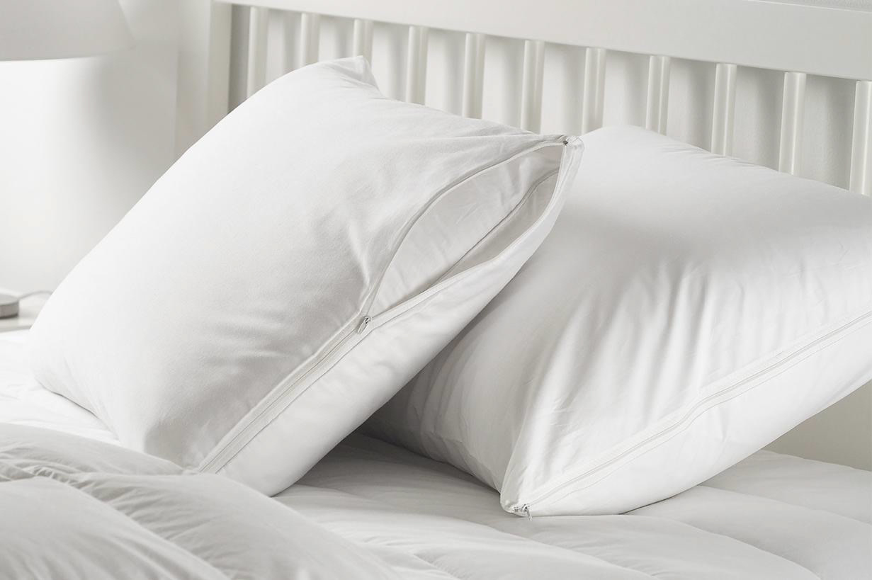 Pair Pillow Protectors 100 Cotton T200 MAISON CAPLAN