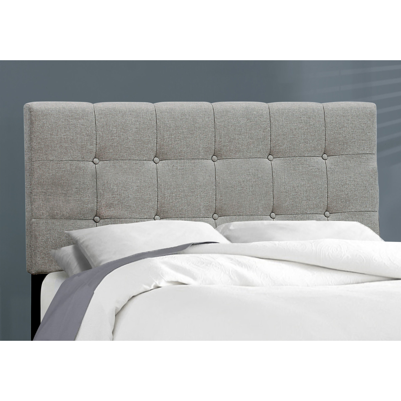FULL GREY BED FRAME
