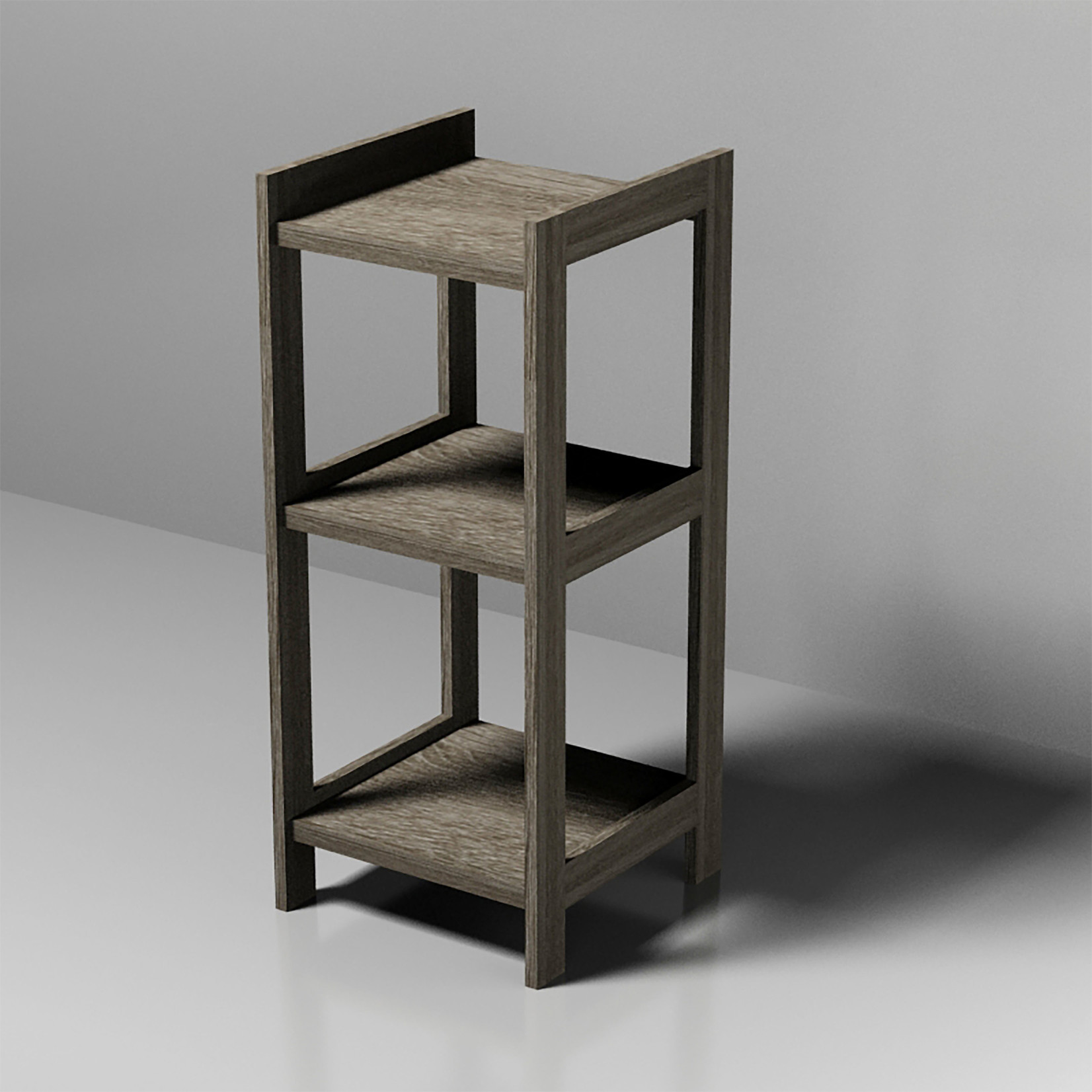 ITY INTERNATIONAL 3 Tier Grey Shelf