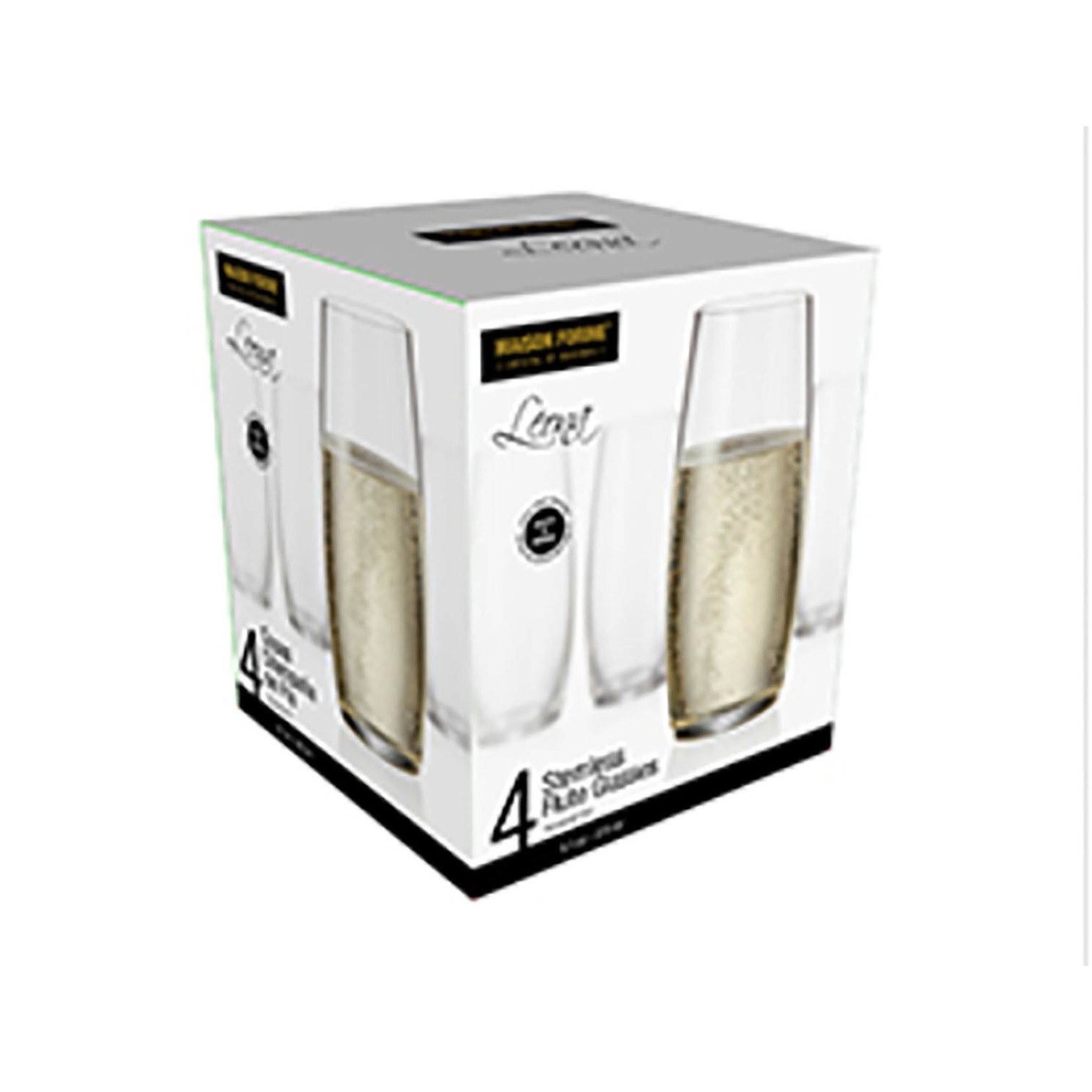 KAYALI ENSEMBLE DE 4 VERRES À CHAMPAGNE 270ML