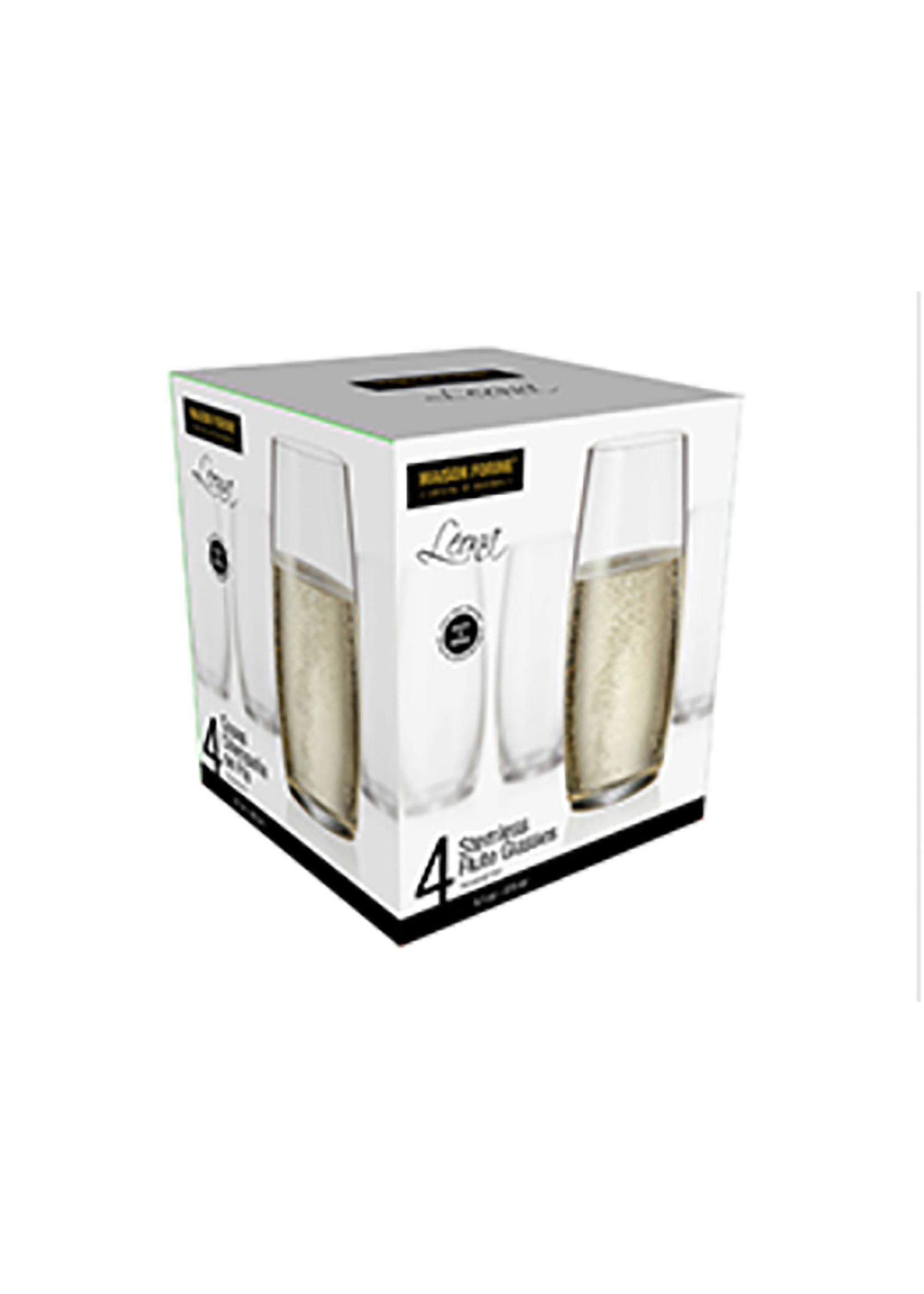 KAYALI 270ML STEMLESS CHAMPAGNE GLASS SET OF 4