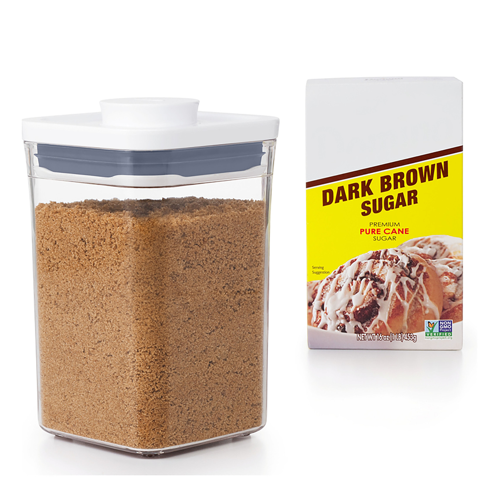 Danesco OXO POP Small Square Short Container 1L