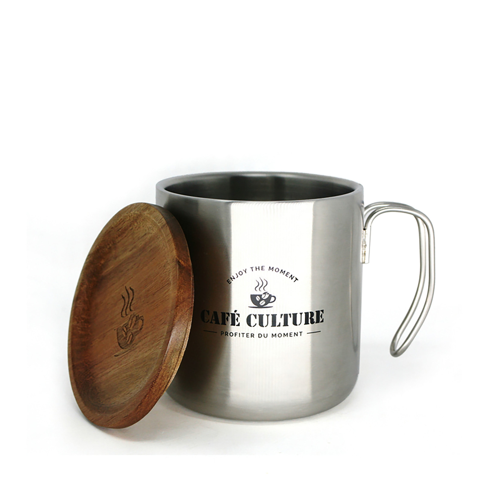 Danesco 450ml Double Walled Mugs Stainless Steel