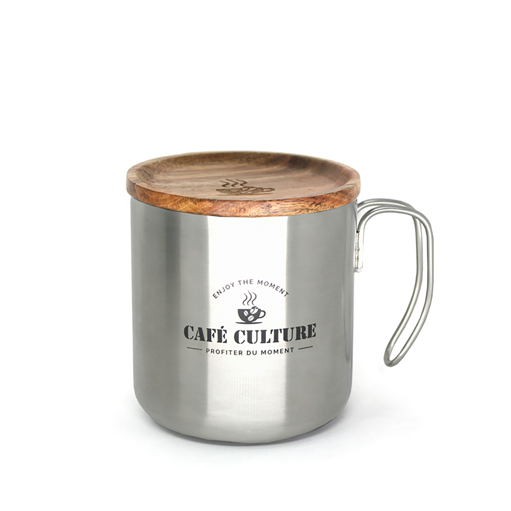 Danesco 450ml Double Walled Mugs Stainless Steel