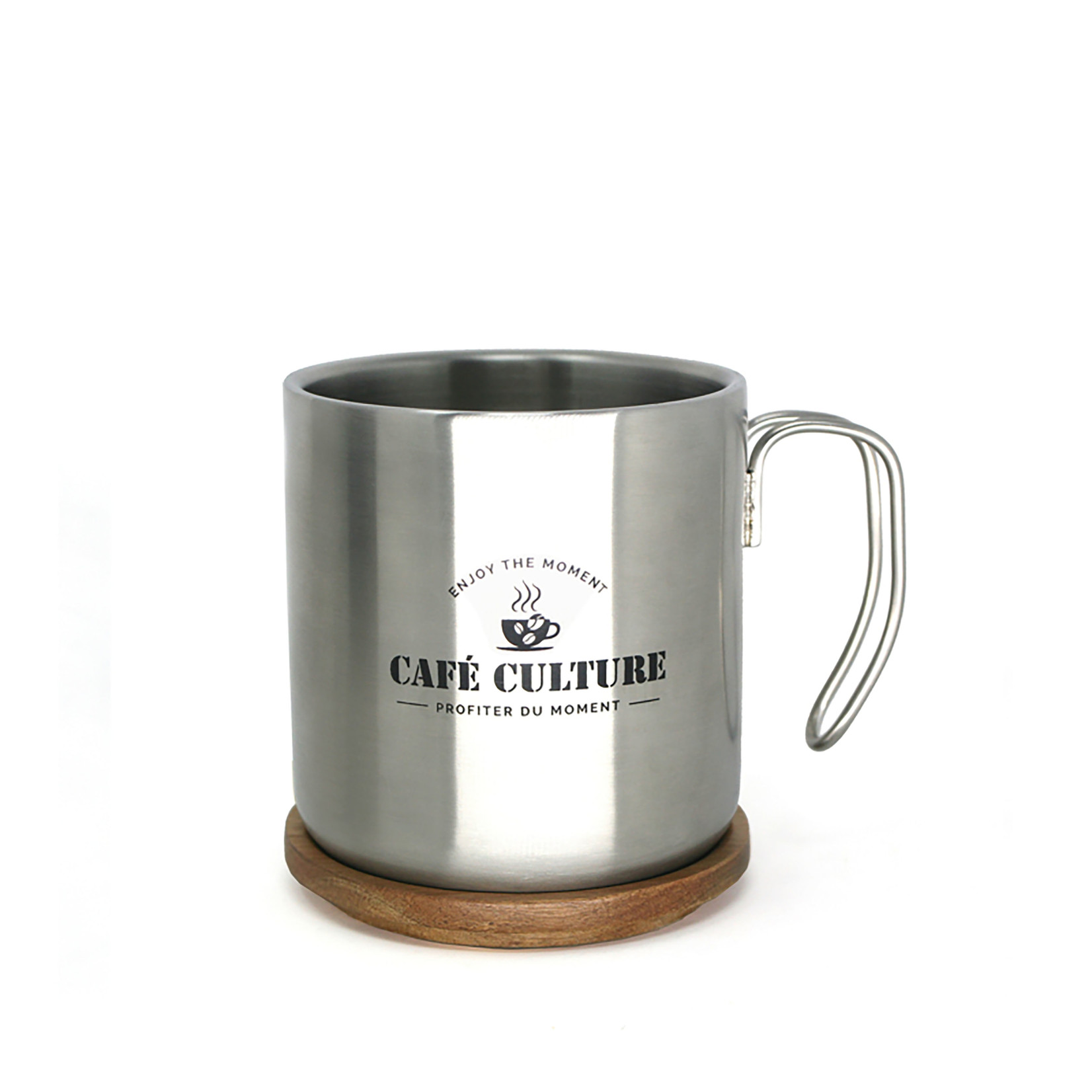 Danesco 450ml Double Walled Mugs Stainless Steel