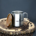 Danesco 450ml Double Walled Mugs Stainless Steel