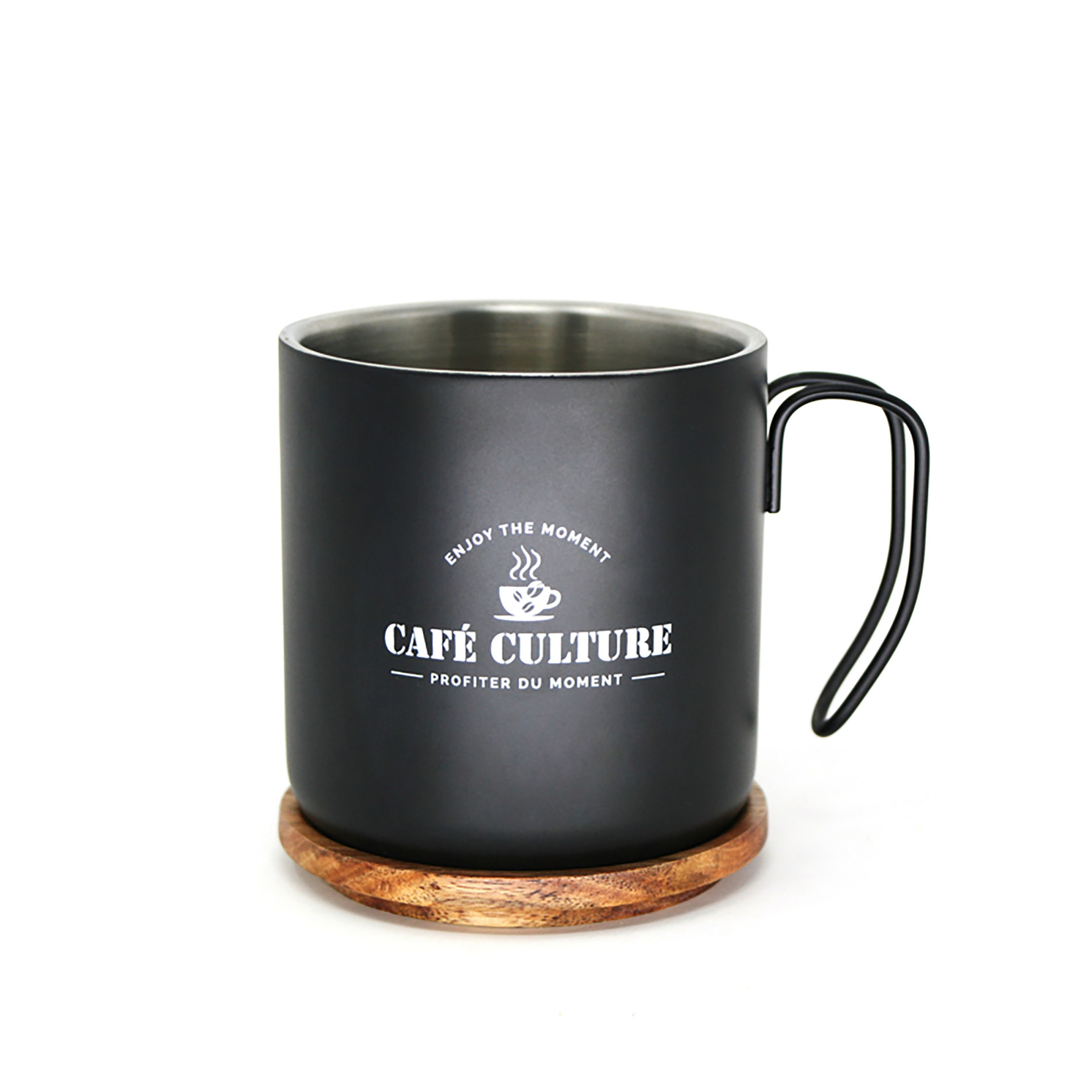 Danesco 450ml Double Walled Mugs Stainless Steel