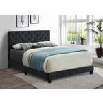 BLACK VELVET BED FRAME