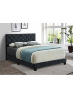 BLACK VELVET BED FRAME