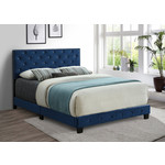 BLUE VELVET BED FRAME