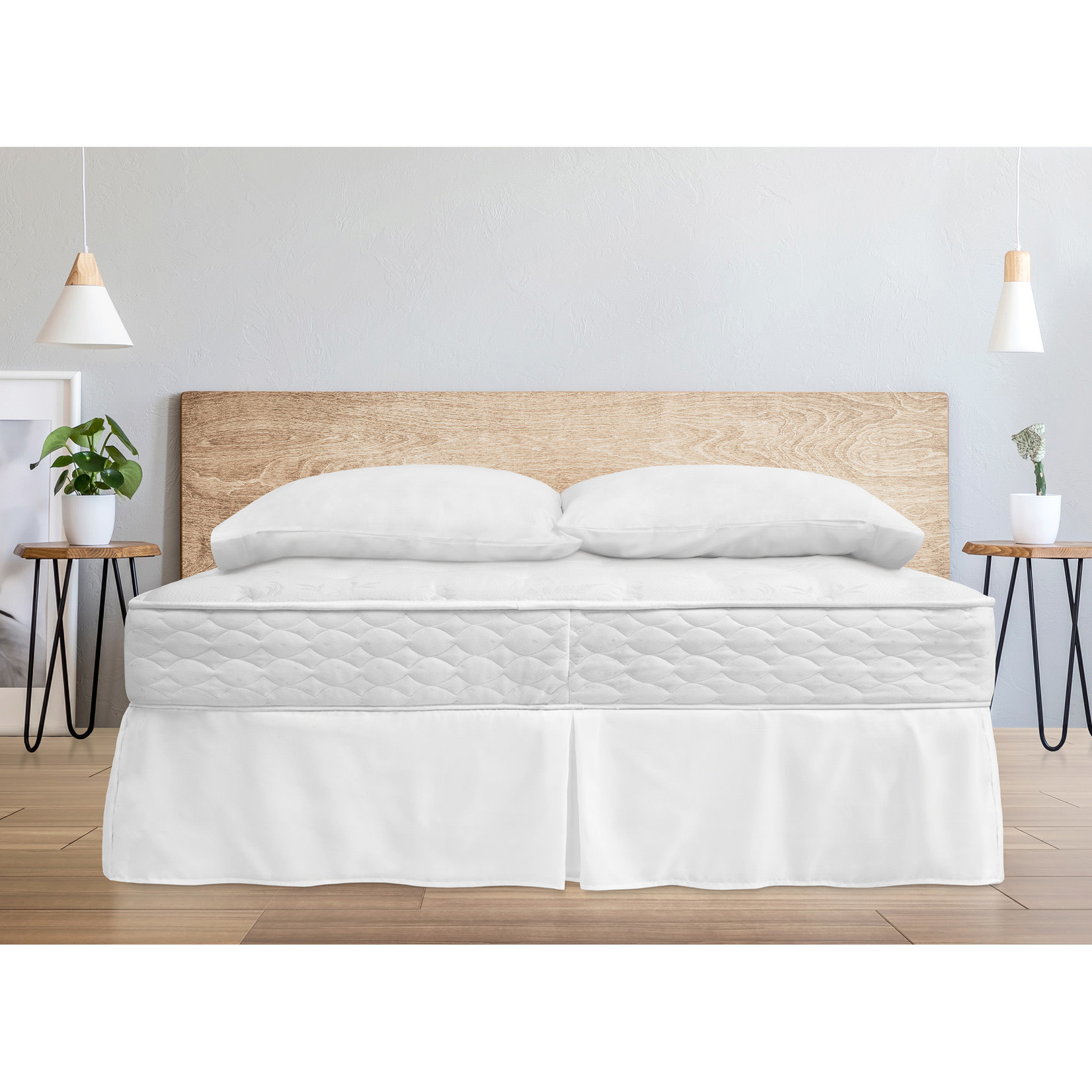 Jupe de Lit, 14", Blanc