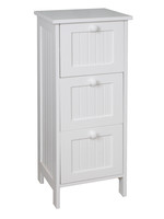 ITY INTERNATIONAL WHITE 3 DRAWER CABINET