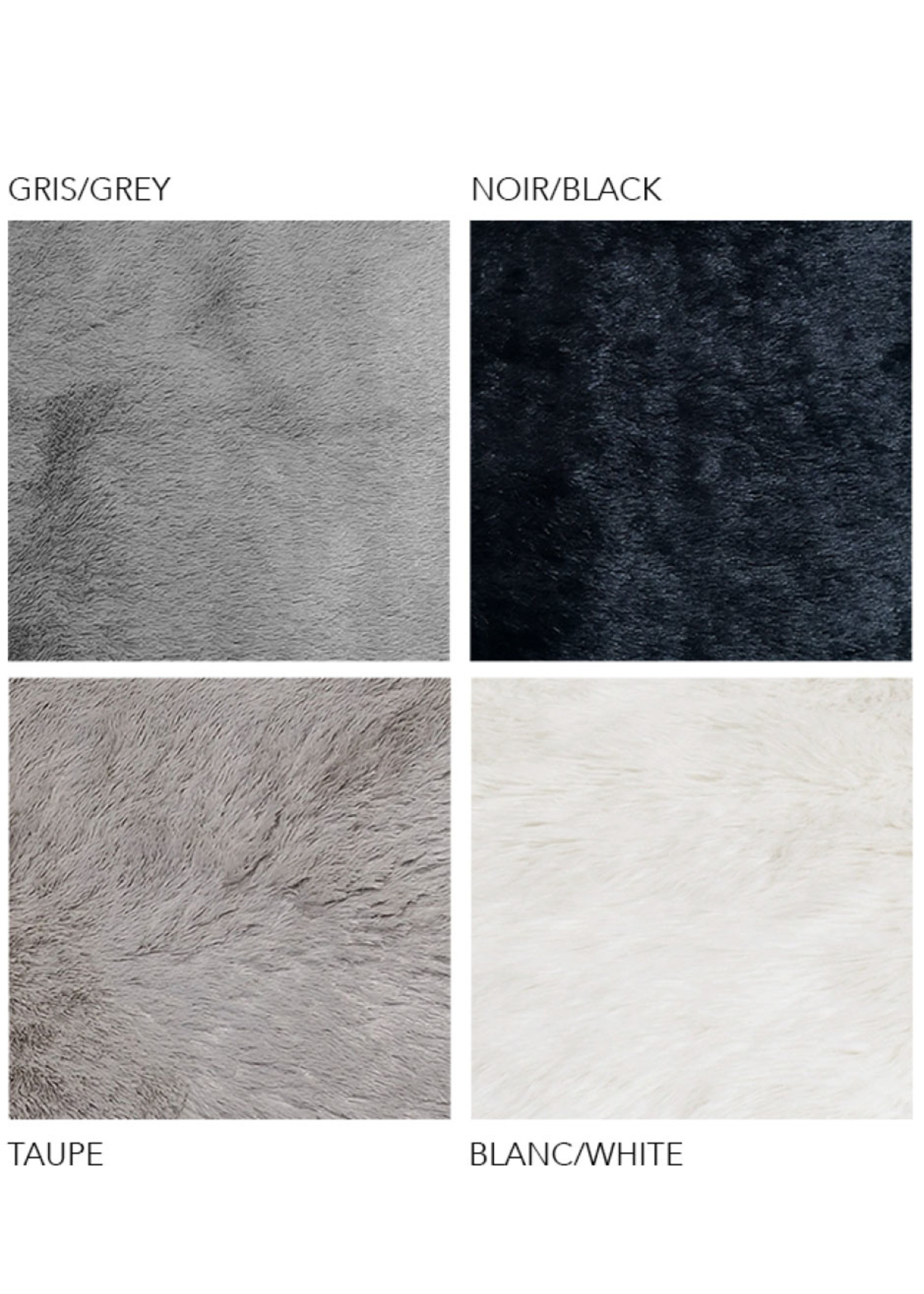 4ft x 6ft Lelo Shaggy Fur Carpet