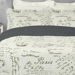 ENSEMBLE DE COURTEPOINTE EN MICROFIBRE 2 MORCEAUX, LIT SIMPLE
