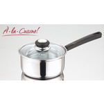 Chaudron en Acier Inoxydable avec Couvercle - 14cm