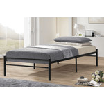 TWIN BLACK BED  METAL FRAME T2400-39